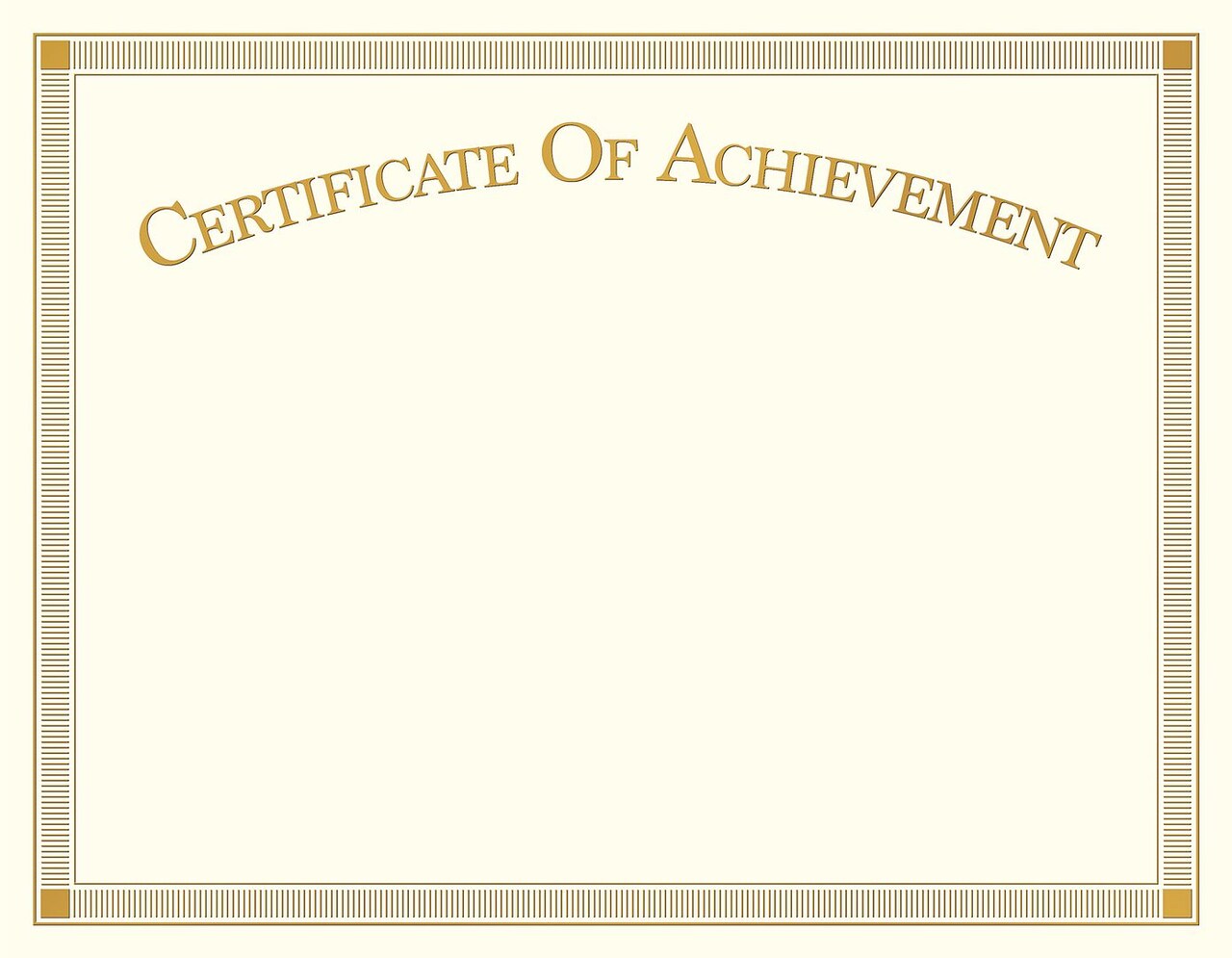 Great Papers! Certificate with Gold Foil, Certificate of Achievement, 8.5" x 11", Printer Compatible, 15 sheets